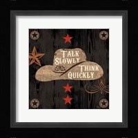 Saddle Up III Framed Print