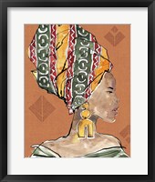 African Flair V Warm Fine Art Print
