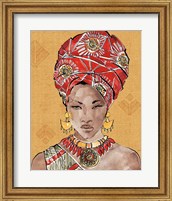 African Flair IV Warm Fine Art Print