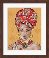 African Flair IV Warm Fine Art Print