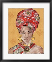 African Flair IV Warm Fine Art Print