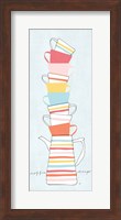Stack of Cups II Pastel Fine Art Print