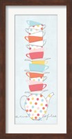 Stack of Cups I Pastel Fine Art Print