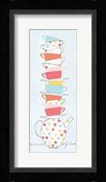 Stack of Cups I Pastel Fine Art Print