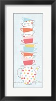 Stack of Cups I Pastel Fine Art Print