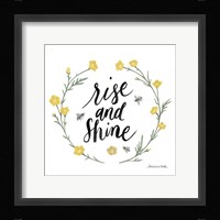 Happy to Bee Home Words IV Framed Print