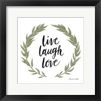 Happy to Bee Home Words III Framed Print
