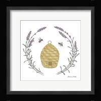 Happy to Bee Home II Yellow Framed Print