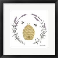 Happy to Bee Home II Yellow Framed Print