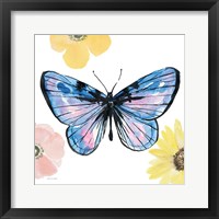 Beautiful Butterfly IV Lavender No Words Framed Print