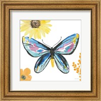 Beautiful Butterfly III Blue No Words Fine Art Print