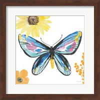 Beautiful Butterfly III Blue No Words Fine Art Print