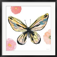Beautiful Butterfly II Teal No Words Fine Art Print