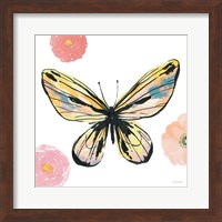 Beautiful Butterfly II Teal No Words Fine Art Print