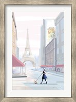Paris Morning Walk Fine Art Print
