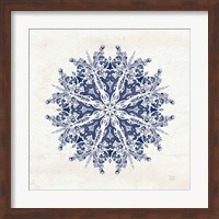 Bohemian Vibes VII Mandala Blue Fine Art Print