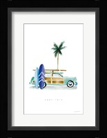 Surf Days I Framed Print