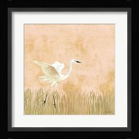 Egret Alighting I Fine Art Print