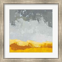 Landscape Yellow Grey Fine Art Print