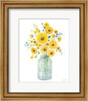 Sunshine Bouquet I Light in Jar Fine Art Print