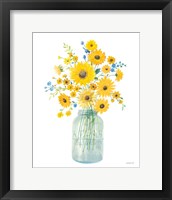 Sunshine Bouquet I Light in Jar Fine Art Print