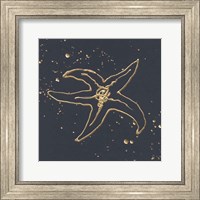 Gold Starfish III Fine Art Print