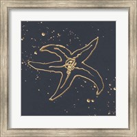 Gold Starfish III Fine Art Print