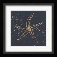 Gold Starfish II Fine Art Print