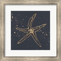 Gold Starfish II Fine Art Print