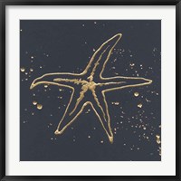 Gold Starfish I Fine Art Print