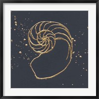Gold Nautilus II Fine Art Print