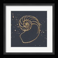 Gold Nautilus II Fine Art Print