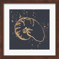 Gold Nautilus I Fine Art Print