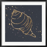 Gold Conch I Fine Art Print