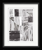 Lined Up II Framed Print