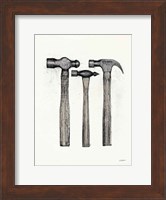 Hammers with Color Crop Fine Art Print