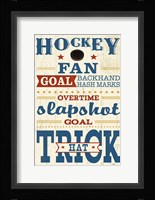 Sports Lovers V Red v2 Framed Print