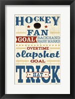 Sports Lovers V Red v2 Framed Print