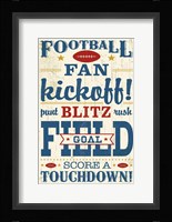 Sports Lovers I Red v2 Framed Print