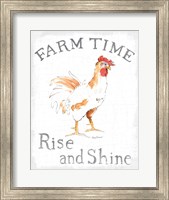 Farm Time Enamel v2 Fine Art Print