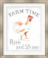 Farm Time Enamel v2 Fine Art Print