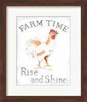 Farm Time Enamel v2 Fine Art Print