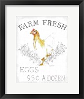 Farm Fresh Enamel v2 Framed Print