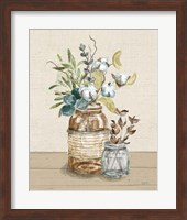 Cotton Bouquet III Cream Fine Art Print