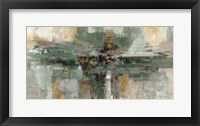 Morning Fjord Rifle Green Fine Art Print
