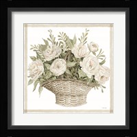 Basket of Peonies Fine Art Print