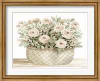 Basket of Ranunculus Fine Art Print