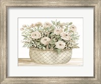 Basket of Ranunculus Fine Art Print