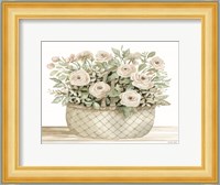 Basket of Ranunculus Fine Art Print