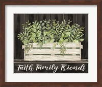 Faith, Family, Friends Fine Art Print